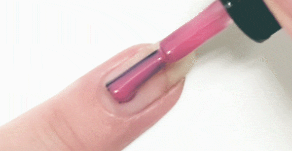 玻璃 指甲油/指甲貼 粉紅色 - ADORABLE持久透氣水性指甲油-無法抗拒的粉紅棒棒糖 Lollipop